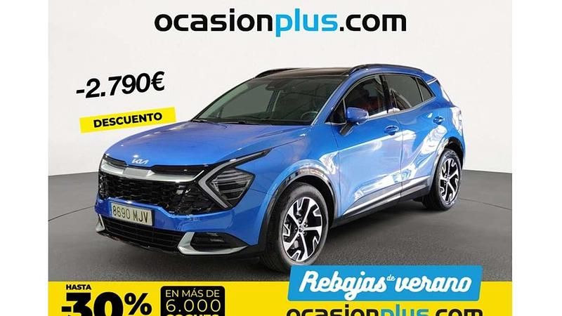 Azul Usado 2023 Kia Sportage SUV | 27.900 € (Un poco caro) - Imagen 1/4