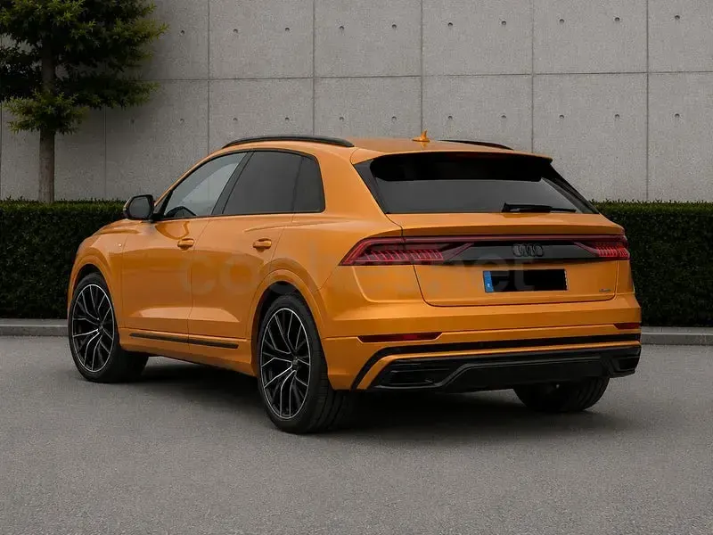 Usado Audi Q8 S-Line 286 CV (210 kW) 2021 Naranja SUV