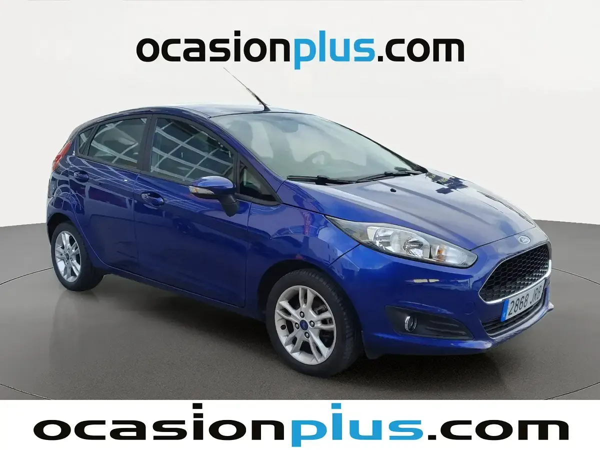 Usado Ford Fiesta Trend 82 CV (60 kW) 2016 Azul Utilitario