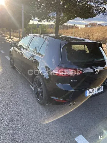 Usado VW Golf VII GTD 184 CV (135 kW) 2014 Negro Berlina