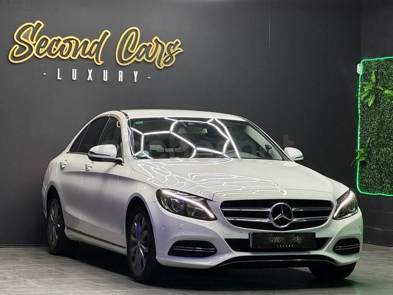 Usado Mercedes C220 Exclusive 170 CV (125 kW) 2014 Blanco Berlina