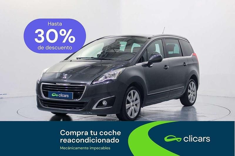 Usado Peugeot 5008 Allure 165 CV (121 kW) 2016 Gris Monovolumen
