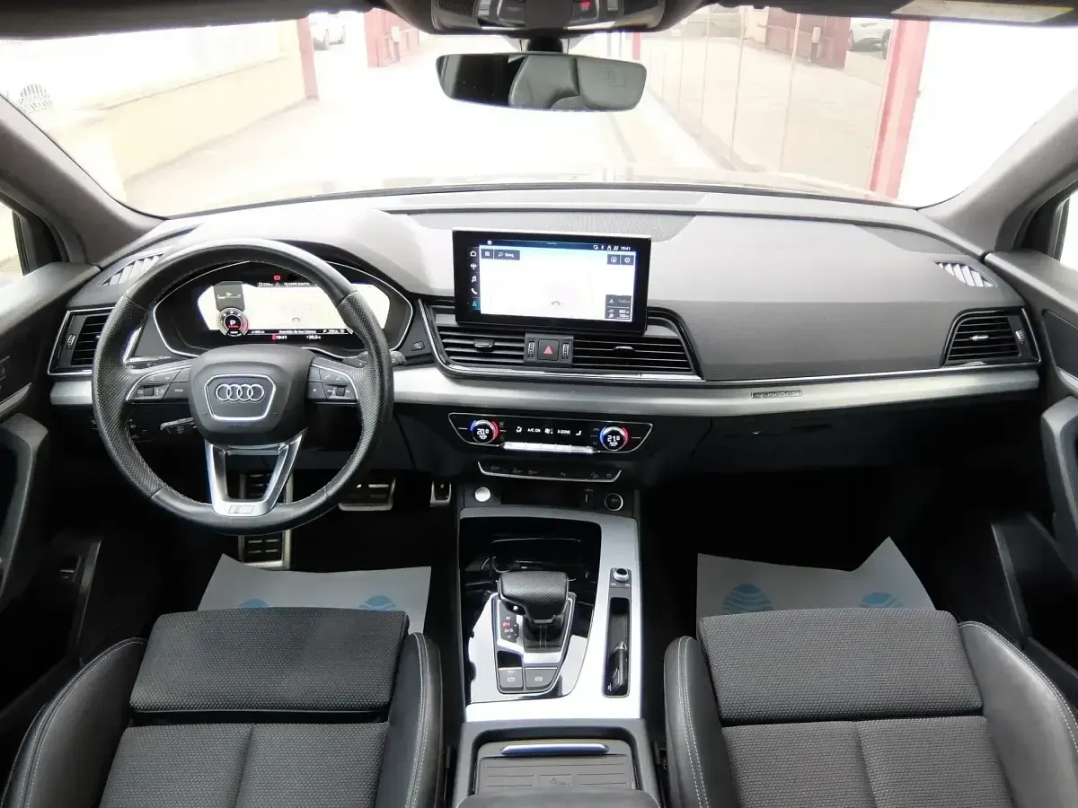 Usado Audi Q5 S-Line 204 CV (150 kW) 2021 Gris / plata SUV