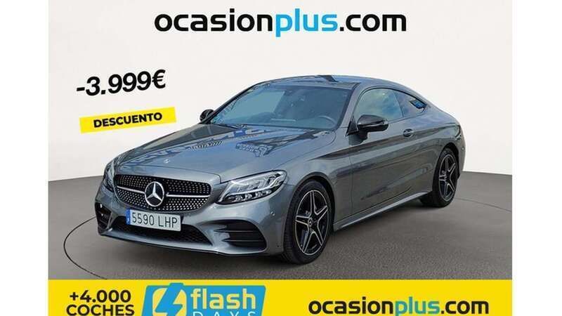 Gris Usado 2020 Mercedes C220 Coupe | 39.991 € (Un poco caro) - Imagen 1/4