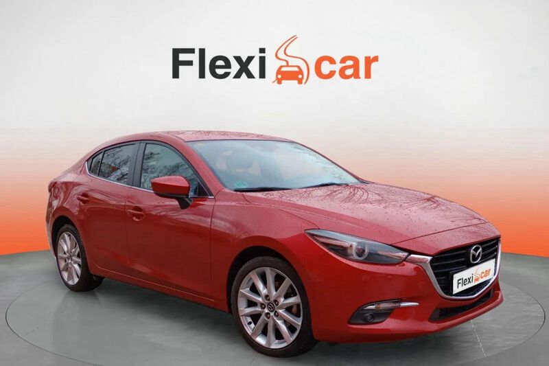Rojo Usado 2018 Mazda 3 Berlina | 13.590 € (Precio justo) - Imagen 1/4