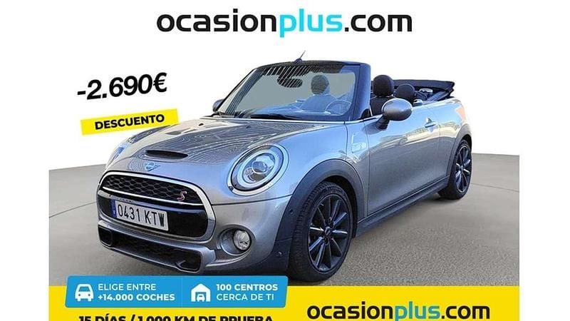 Plateado Usado 2019 Mini Cooper S Cabriolet Descapotable | 26.900 € (Precio justo) - Imagen 1/4