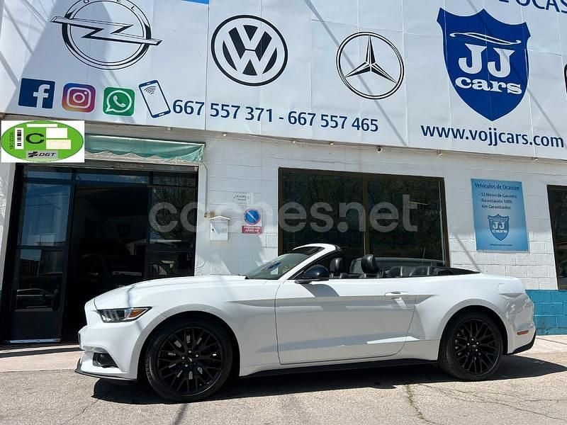 Blanco Usado 2016 Ford Mustang Descapotable | 28.990 € (Precio justo) - Imagen 1/4