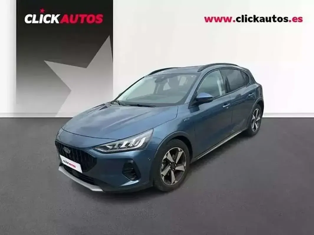 Begagnad Ford Focus Active 126 HK (92 kW) 2024 Blå Sedan