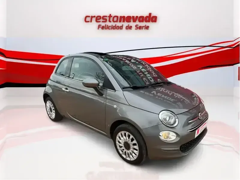 Usado Fiat 500C Lounge 69 CV (50 kW) 2020 Gris Descapotable