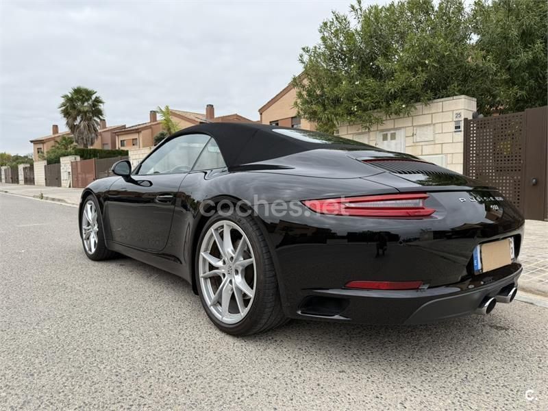 Negro Usado 2017 Porsche 911 Carrera Cabriolet Descapotable | 92.500 € (Precio justo) - Imagen 1/4