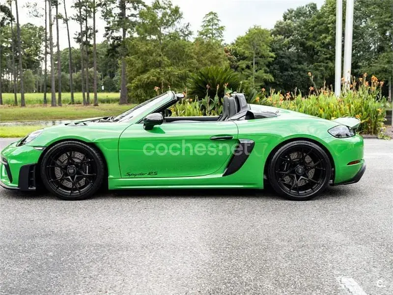 Usado Porsche Boxster Spyder 500 CV (367 kW) 2024 Verde Descapotable