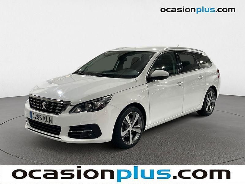 Blanco Usado 2018 Peugeot 308 SW Allure Familiar | 8091 € (Buen precio) - Imagen 1/4