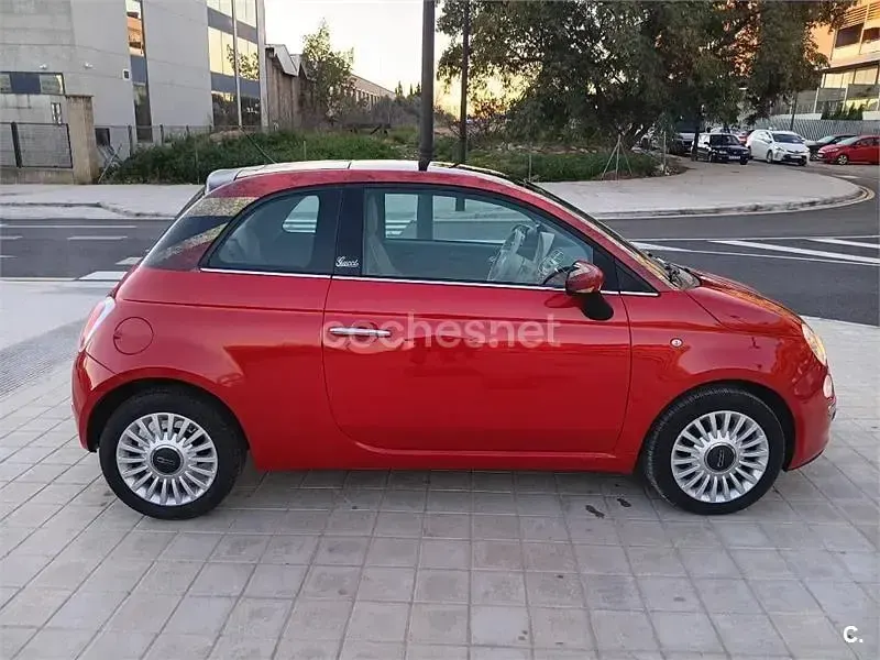 Usado Fiat 500 69 CV (50 kW) 2013 Rojo Berlina