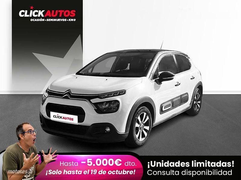Blanco Usado 2023 Citroën C3 PureTech Utilitario | 14.550 € (Un poco caro) - Imagen 1/4