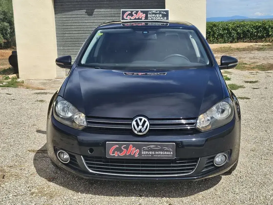 Usado VW Golf VI Sport 121 CV (88 kW) 2010 Negro Utilitario