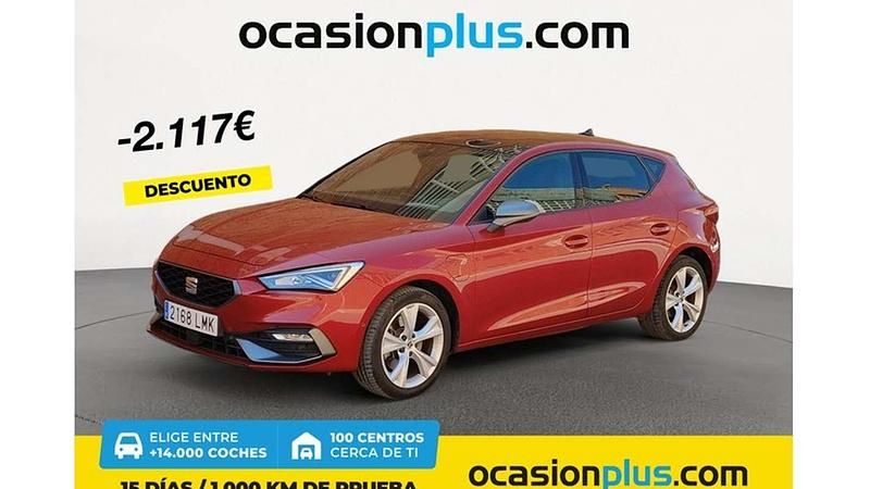 Rojo Usado 2021 Seat Leon FR Utilitario | 21.173 € (Un poco caro) - Imagen 1/4
