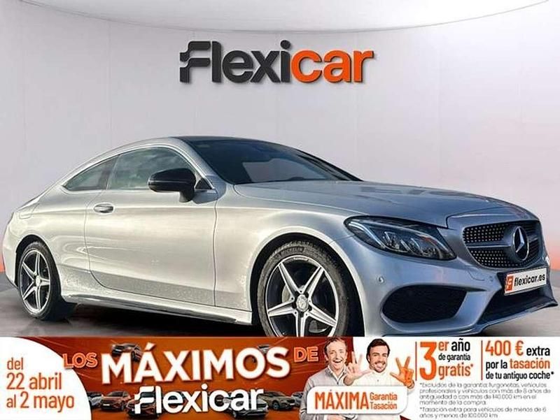 Usado Mercedes C220 AMG line 170 HP (125 kW) 2016 Cinzento Coupé