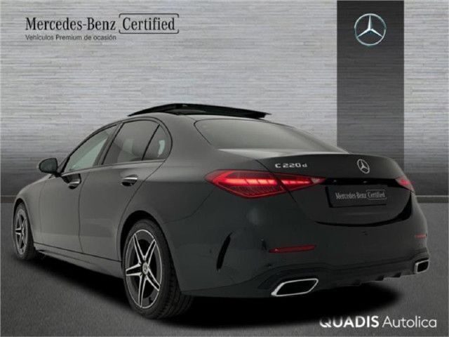 Usado Mercedes C220 AMG line 200 CV (147 kW) 2023 Gris grafito
