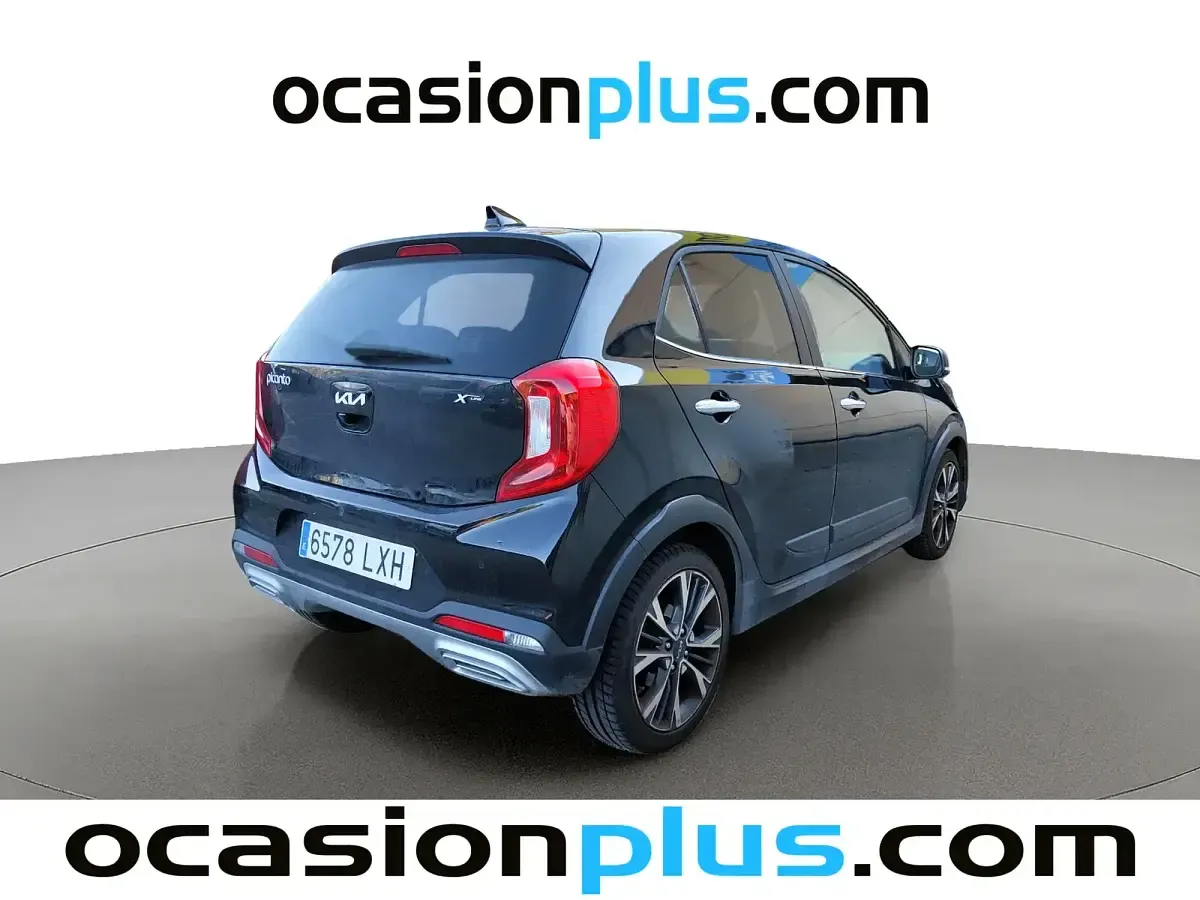 Usado Kia Picanto X-Line 100 CV (73 kW) 2022 Negro Utilitario
