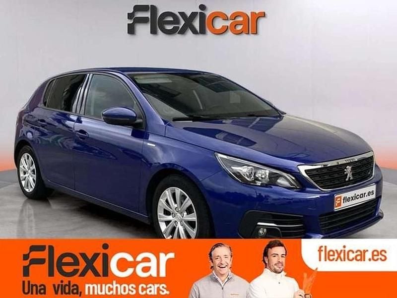 Azul Usado 2020 Peugeot 308 Allure Familiar | 8990 € (Super precio) - Imagen 1/4
