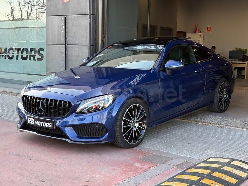 Usado Mercedes C220 170 CV (125 kW) 2018 Azul Coupe