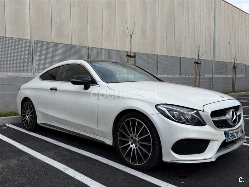 Blanco Usado 2017 Mercedes C220 Coupe | 26.600 € (Precio justo) - Imagen 1/4