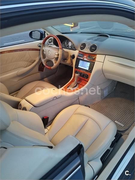 Usado Mercedes CLK270 Elegance 170 CV (125 kW) 2004 Azul Coupe