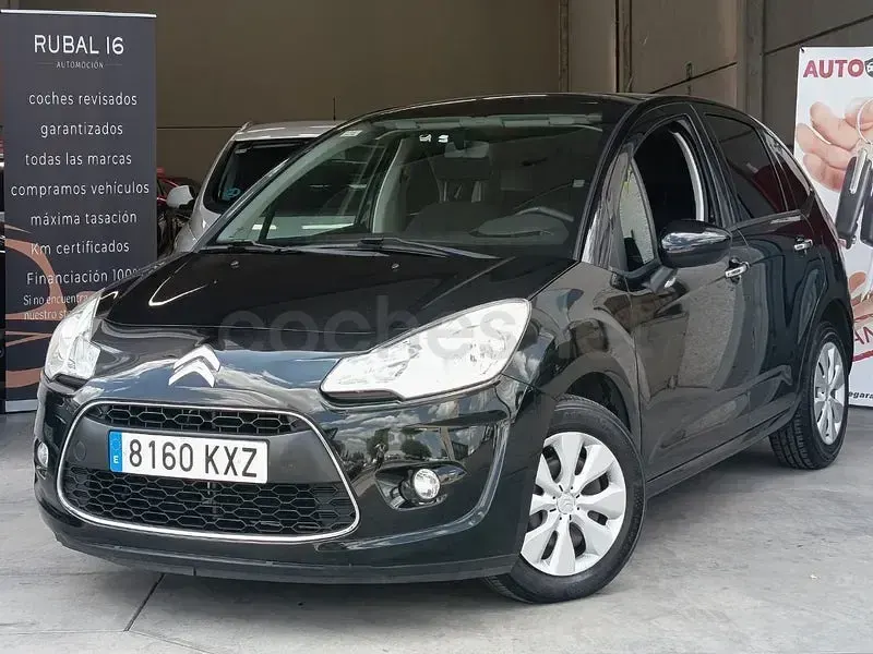 Usado Citroën C3 SELECTION 95 CV (69 kW) 2013 Negro Berlina