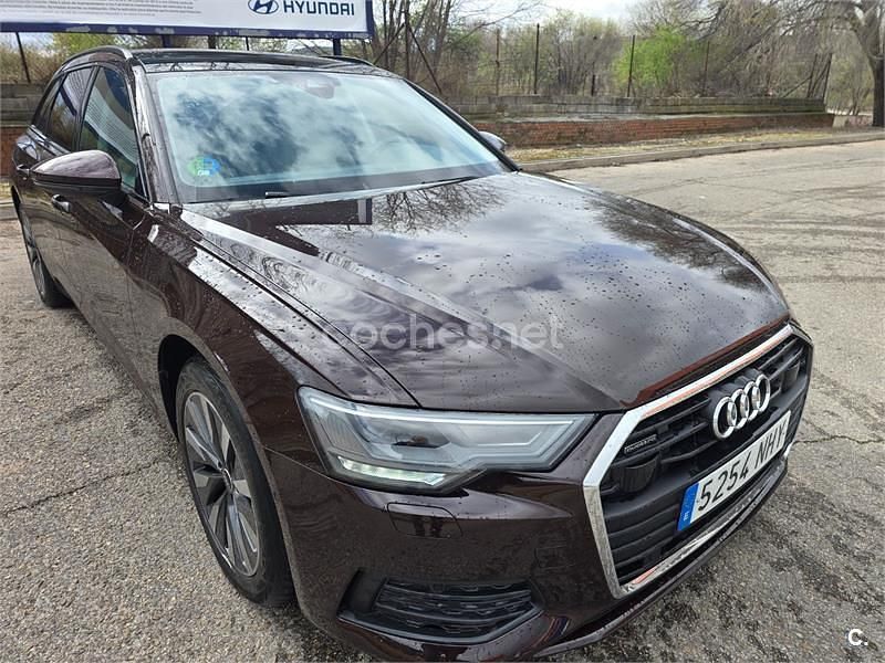 Usado Audi A6 Sport 204 CV (150 kW) 2021 Granate Familiar