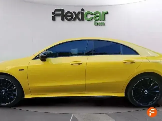 Usado Mercedes CLA250e 218 CV (160 kW) 2021 Amarillo Coupe