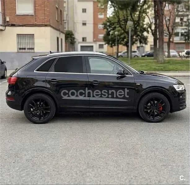 Usado Audi Q3 Sport 150 CV (110 kW) 2016 Negro SUV