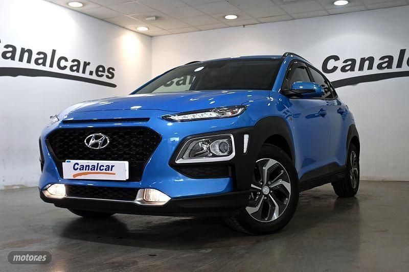 Azul Usado 2021 Hyundai Kauai SUV | 17.915 € - Imagen 1/4