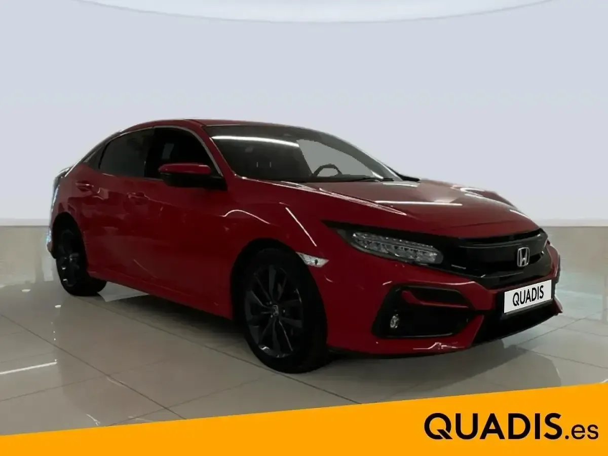 Usado Honda Civic Elegance 126 CV (92 kW) 2021 Rojo Berlina