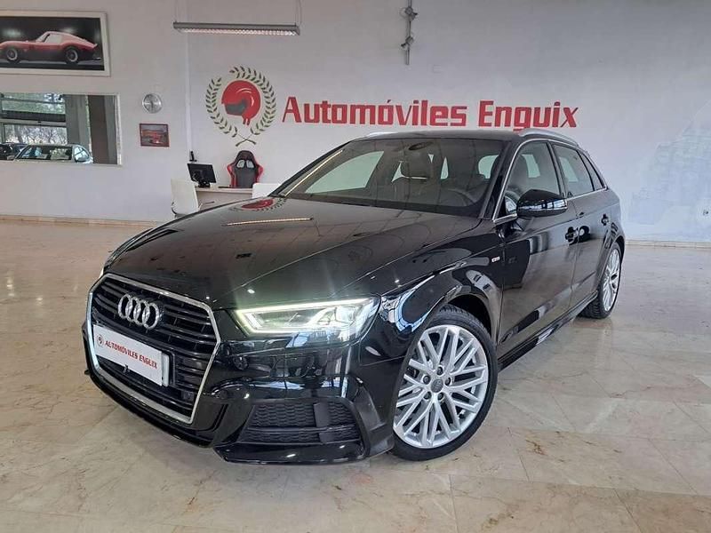 Negro Usado 2018 Audi A3 Sportback S-Line Utilitario | 19.990 € (Super precio) - Imagen 1/4