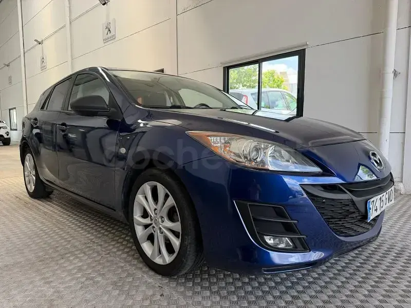 Usado Mazda 3 Style 109 CV (80 kW) 2010 Azul Berlina