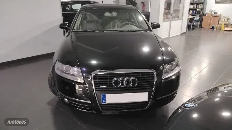Usado Audi A6 180 CV (132 kW) 2008 Negro Berlina