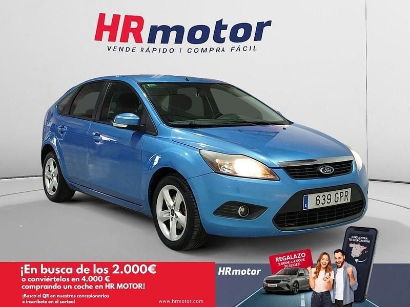 Azul Usado 2009 Ford Focus Trend Berlina | 5790 € (Precio justo) - Imagen 1/4