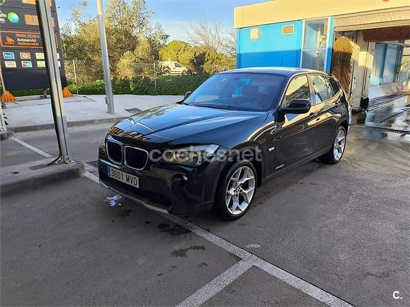 Usado BMW X1 177 CV (130 kW) 2010 Negro SUV