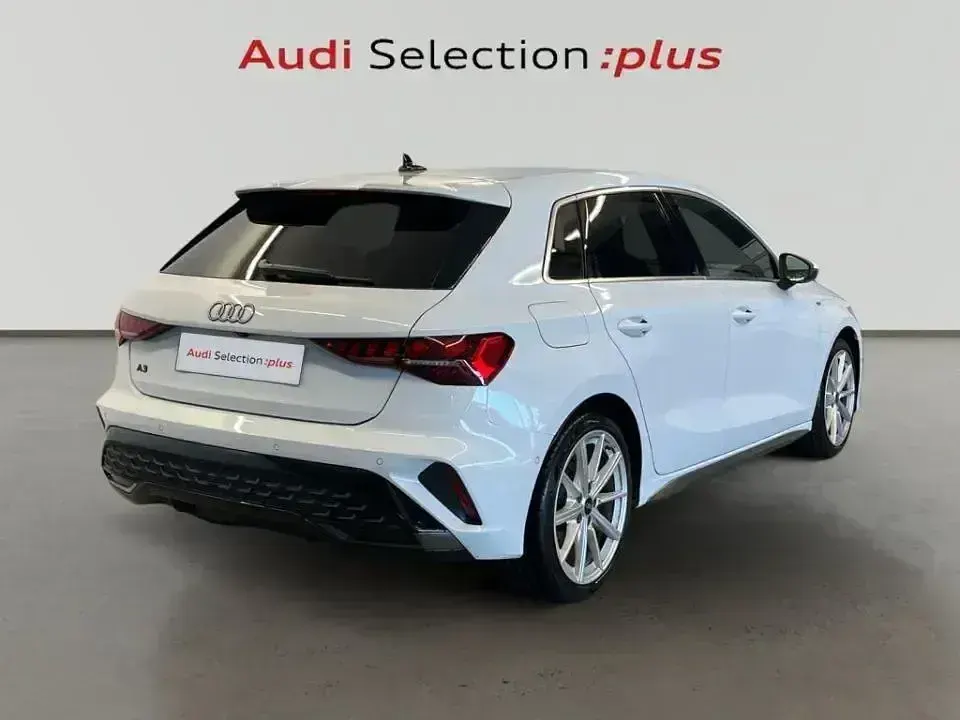 Brugt Audi A3 S-Line 150 HK (110 kW) 2025 Hvid Sedan