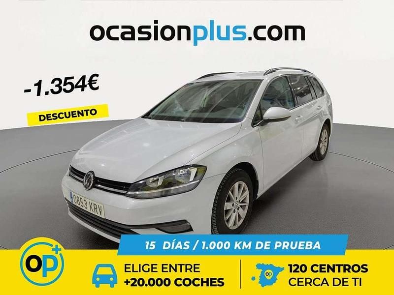 Usado VW Golf VII Business 116 CV (85 kW) 2018 Gris plata Familiar