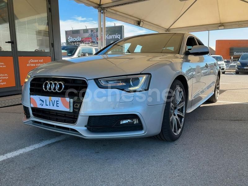 Gris / plata Usado 2011 Audi A5 Sportback S-Line Utilitario | 14.999 € (Un poco caro) - Imagen 1/4