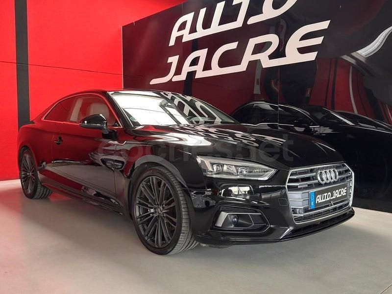 Usado Audi A5 218 CV (160 kW) 2017 Negro Coupe