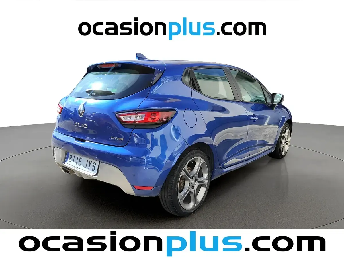 Usado Renault Clio GT-Line 120 CV (88 kW) 2017 Azul Utilitario