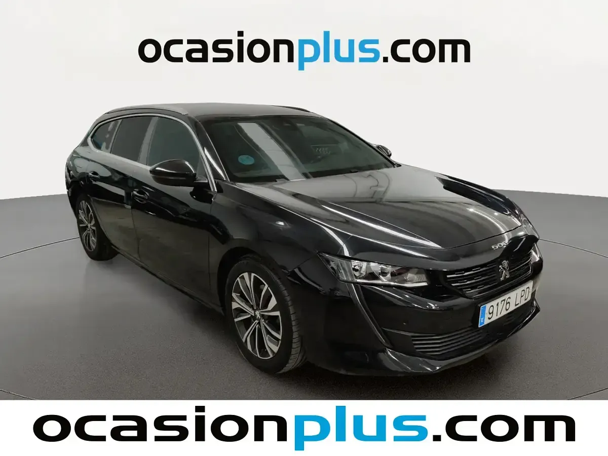 Usado Peugeot 508 Allure 130 CV (95 kW) 2021 Negro Familiar