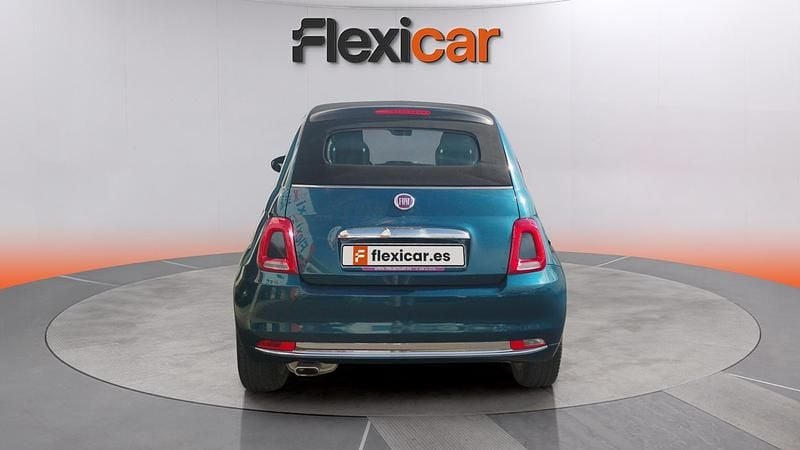 Usado Fiat 500 Lounge 69 CV (50 kW) 2019 Azul Descapotable