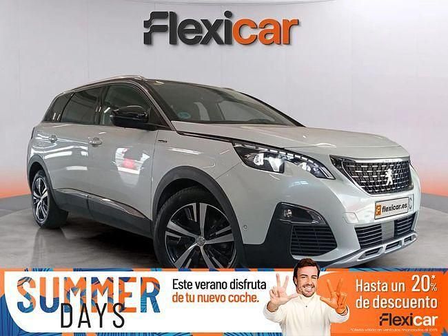 Blanco Usado 2018 Peugeot 5008 GT-line Monovolumen | 20.990 € (Precio justo) - Imagen 1/4