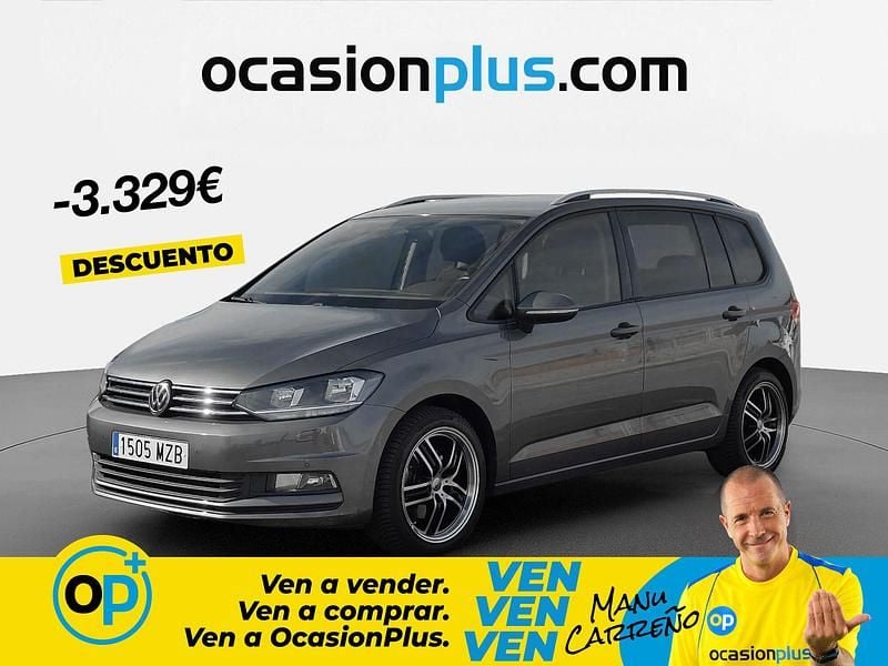 Usado VW Touran Advance 110 CV (80 kW) 2016 Gris Monovolumen