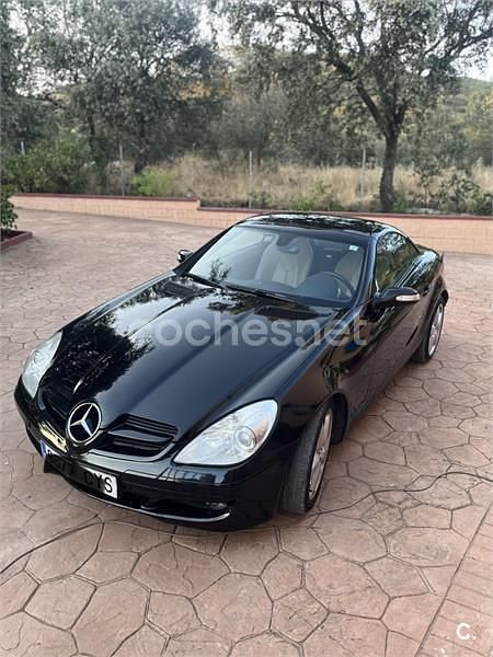 Usado Mercedes SLK200 163 CV (119 kW) 2004 Negro Descapotable