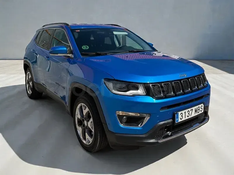Usado Jeep Compass Limited 120 CV (88 kW) 2018 Azul SUV