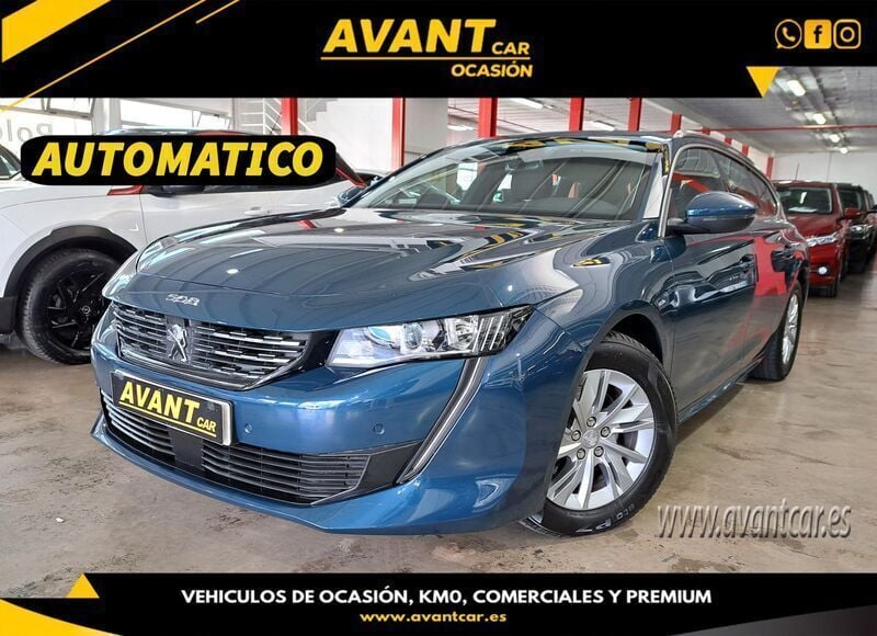 Azul Usado 2021 Peugeot 508 Active Familiar | 15.900 € (Precio justo) - Imagen 1/4